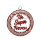 Pendentif Cabochon Argent - un super neveu