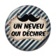 Cabochon Résine - un neveu qui déchire