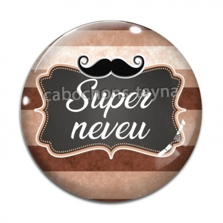 Cabochon Verre - super neveu