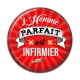 Cabochon Résine - l'homme parfait est infirmier