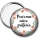 Miroir de poche - pour ma nièce préférée