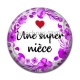Cabochon Résine - une super nièce