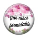 Cabochon Résine - une nièce formidable
