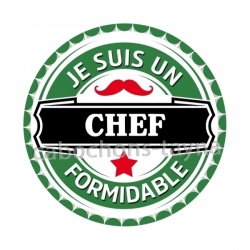 je suis un chef formidable