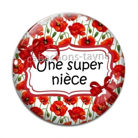 Cabochon Verre - une super nièce