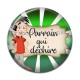 Cabochon Résine - parrain qui déchire