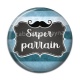 Cabochon Résine - super parrain