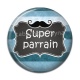Cabochon Résine - super parrain