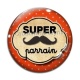 Cabochon Verre - super parrain