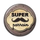 Cabochon Résine - super parrain