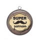 Pendentif Cabochon Argent - super parrain