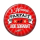 Cabochon Résine - l'homme parfait est aide soignant