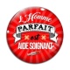 Cabochon Verre - l'homme parfait est aide soignant