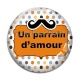 Cabochon Verre - un parrain d'amour
