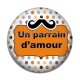 Cabochon Résine - un parrain d'amour