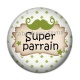 Cabochon Résine - super parrain
