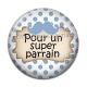 Cabochon Résine - pour un super parrain