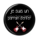 Cabochon Résine - je suis un parrain d'enfer