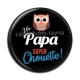 Cabochon Résine - un papa super chouette