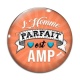 Cabochon Verre - l'homme parfait est AMP