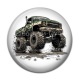 Cabochon Résine - Monster truck