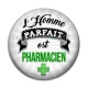 Cabochon Résine - l'homme parfait est pharmacien