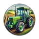 Cabochon Résine - tracteur