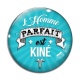 Cabochon Verre - l'homme parfait est kiné