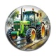 Cabochon Résine - tracteur