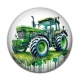 Cabochon Résine - TRACTEUR