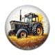 Cabochon Résine - TRACTEUR