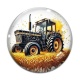 Cabochon Verre - TRACTEUR