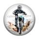 Cabochon Résine - moto