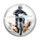 Cabochon Verre - moto