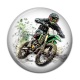 Cabochon Résine - moto