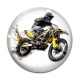Cabochon Verre - moto