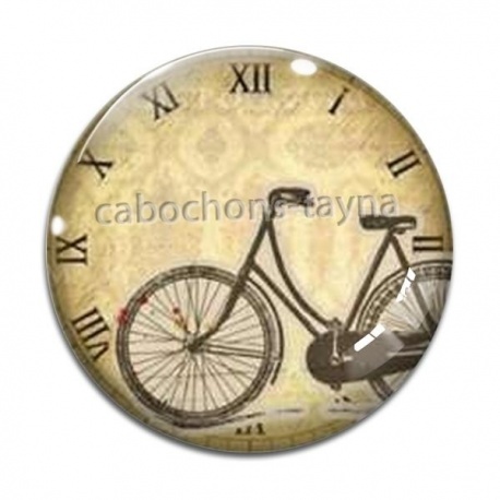 Cabochon Verre - vélo