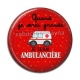 Cabochon Résine - quand je serais grande je serai ambulancière