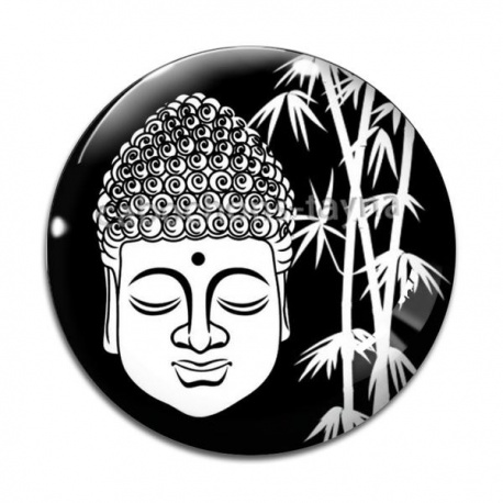 Cabochon Verre - bouddha