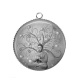 Pendentif Cabochon Argent - méditation