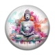 Cabochon Résine - méditation