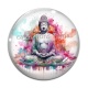 Cabochon Verre - méditation