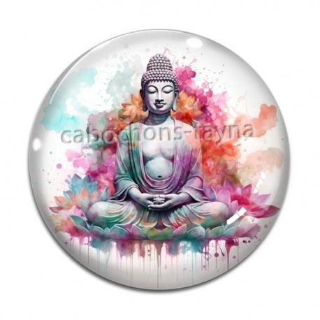 Cabochon Verre - méditation