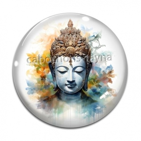 Cabochon Verre - méditation
