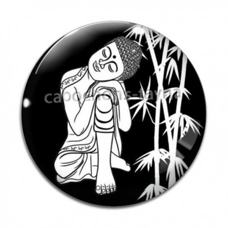 Cabochon Verre - méditation