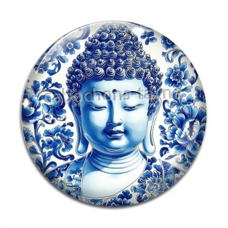 Cabochon Verre - méditation