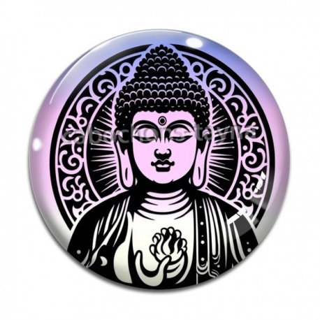 Cabochon Verre - bouddha