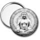 Miroir de poche - bouddha méditation