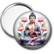 Miroir de poche - bouddha méditation