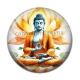 Cabochon Résine - bouddha méditation